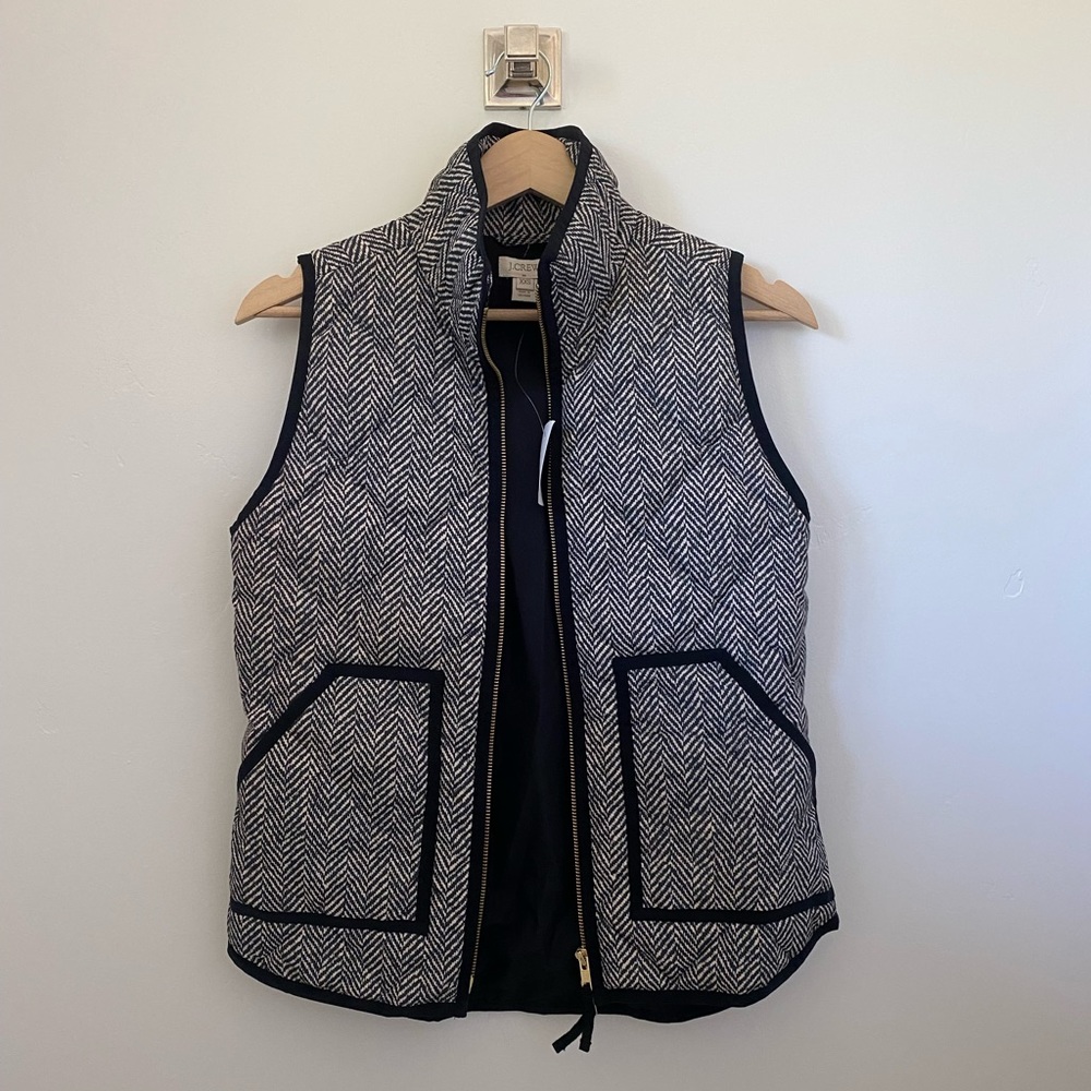 J. Crew Herringbone Vest - XXS - NWT